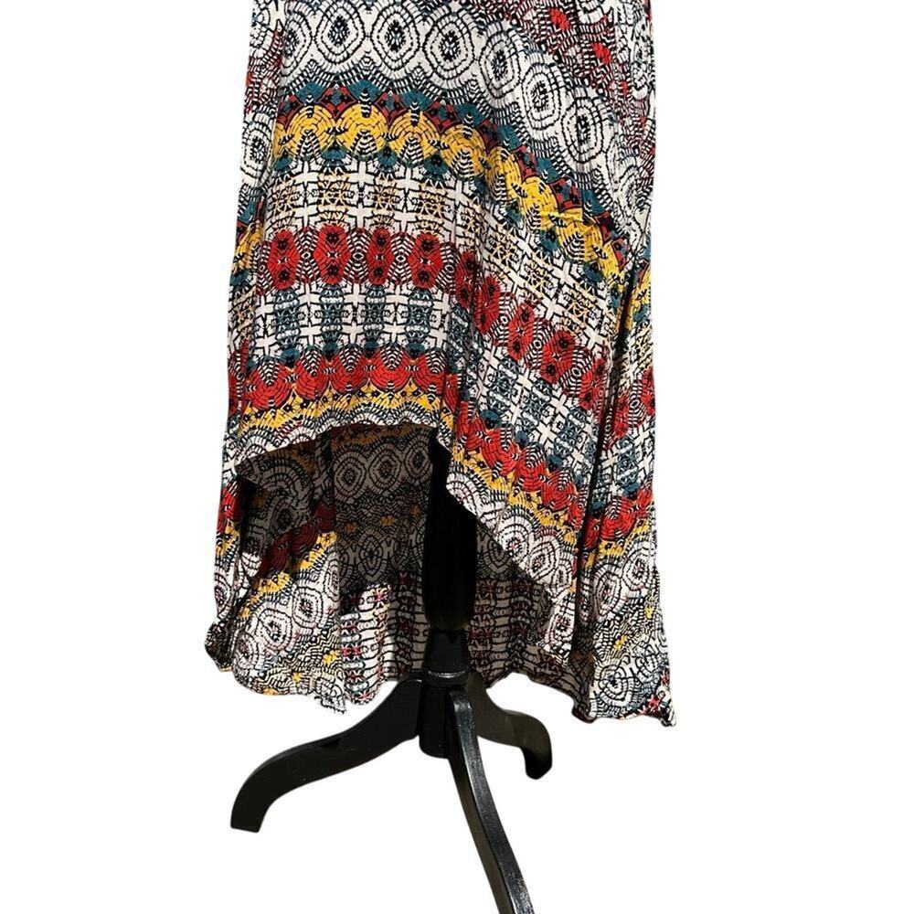 ANGIE, women's dress size M, black on top with, skirt multicolor.  NWT - Picture 7 of 8